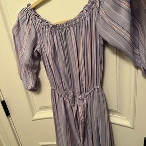Tj maxx off the shoulder Romper with train (S)